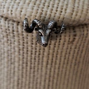 John Hardy Ram Wrapped Horn Sterling Silver Tie Tack Clip Clasp